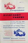 Programme cover of Zandvoort, 29/08/1965