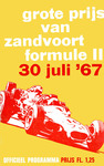 Programme cover of Zandvoort, 30/07/1967