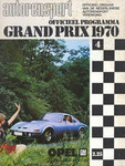 Programme cover of Zandvoort, 21/06/1970