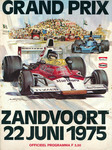 Programme cover of Zandvoort, 22/06/1975