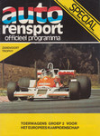 Programme cover of Zandvoort, 06/08/1978