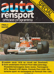 Programme cover of Zandvoort, 08/10/1978