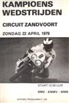 Programme cover of Zandvoort, 22/04/1979
