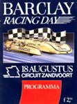 Programme cover of Zandvoort, 18/08/1985