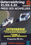 Programme cover of Österreichring, 22/05/1983