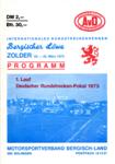 Programme cover of Zolder, 25/03/1973