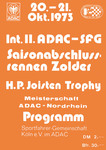 Programme cover of Zolder, 21/10/1973