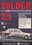 Programme cover of Zolder, 19/08/1979