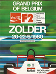 Programme cover of Zolder, 22/06/1980