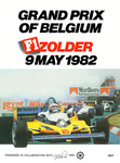 Programme cover of Zolder, 09/05/1982