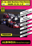 Programme cover of Zolder, 24/05/1987