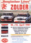 Programme cover of Zolder, 12/04/1987