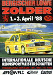 Programme cover of Zolder, 03/04/1988