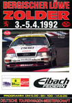 Programme cover of Zolder, 05/04/1992