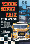 Programme cover of Zolder, 20/09/1992