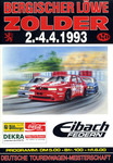 Programme cover of Zolder, 04/04/1993